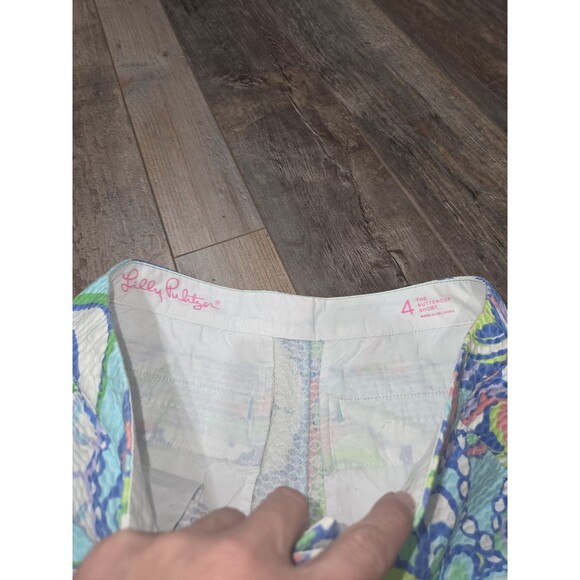 EUC! Lilly Pulitzer Conch Republic Buttercup Shorts 4 B13 - Picture 8 of 10